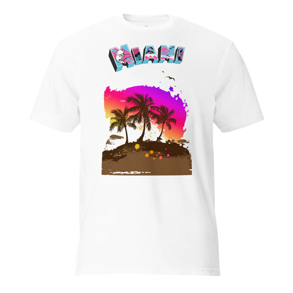 Camiseta Unisex Miami retro