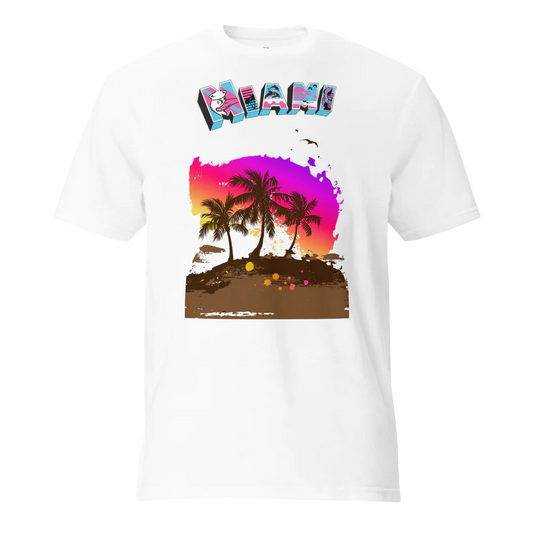 Camiseta Unisex Miami retro