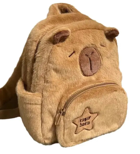 Mochila peluche de capibara